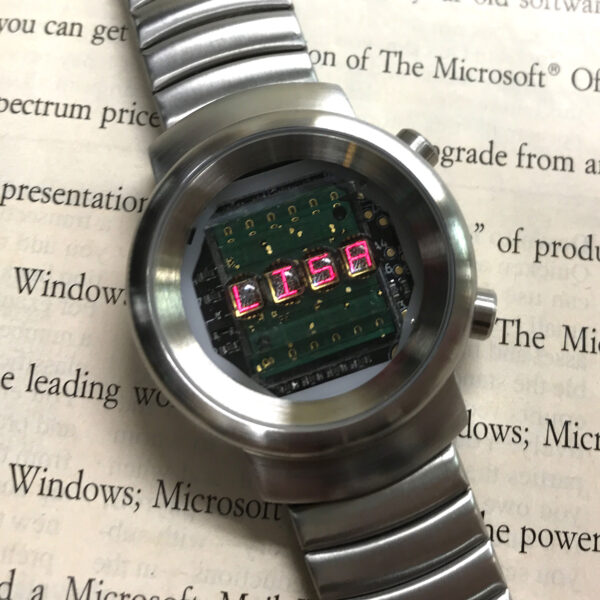 ovo classics led clear lens watch with custom name lisa