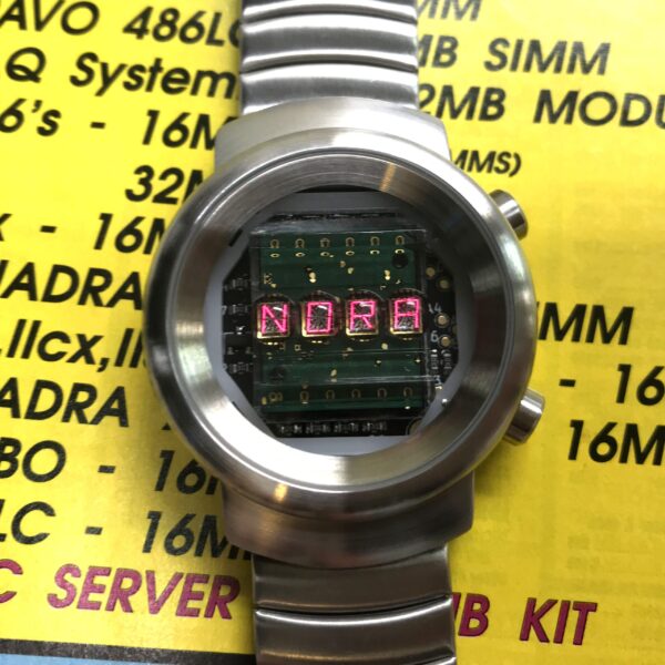 ovo classics led clear lens watch with custom name nora