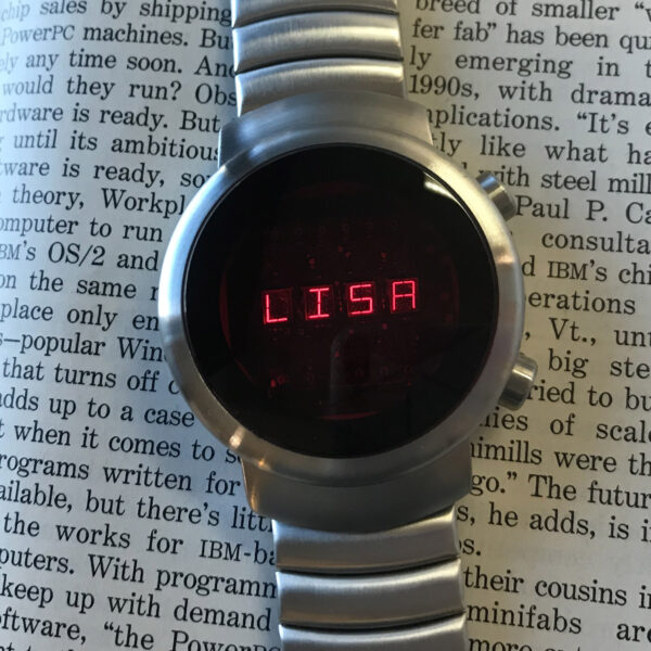ovo classics led red lens watch with custom name lisa